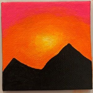 Custom 2in by 2in canvas paintings